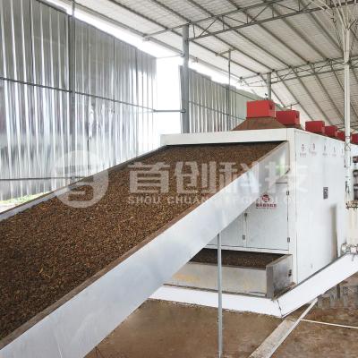 China Shouchuang Belt Type Spice Star Anise Drying Equipment Hot Air Circulation for sale