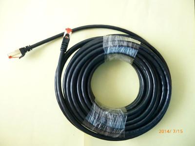 China 10 50M CAT6 FTP Professional Gold Headed Shielded Network Cable 500MHz for sale