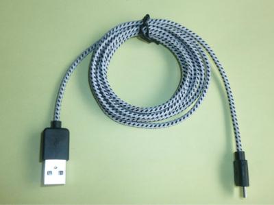 China 17 USB Charging Cable, micro USB for HTC, Motorola, Panasonic, Nokia, LG mobile, 150cm for sale