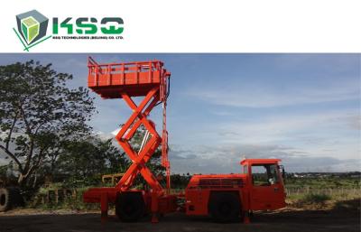 China Underground Service Vechicles 1 Ton Scissor Lift Truck for Underground Mining or Tunneling Project for sale