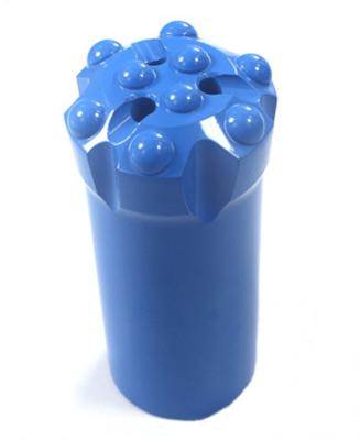 China Cor azul bocado de broca rosqueado do botão do carboneto com linha de R e linha de T à venda
