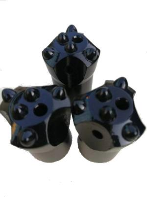 China Long And Short Skirt 7° Tapered Button Drill Bit Small Hole Rock Drilling Tools for sale