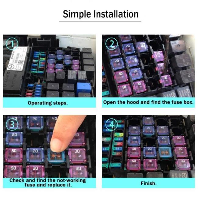 Low Profile JCASE Cartridge Fuse Littelfuse 0895020.Z 0895025.Z 0895030.Z 0895040.Z 0895050.Z 0895060.Z 8