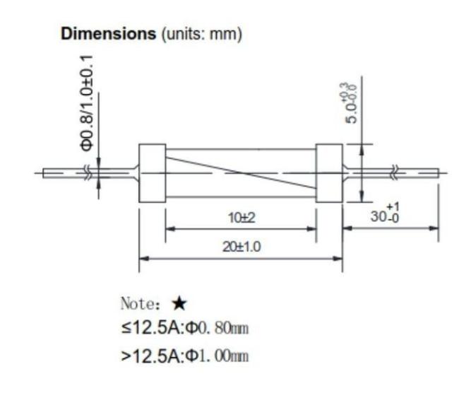 5x20mm Miniature Cartridge Fuse 4