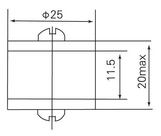 MF74 25A NTC Negative Temperature Coefficient Thermistor sensor 2.5Ohm 25mm 2