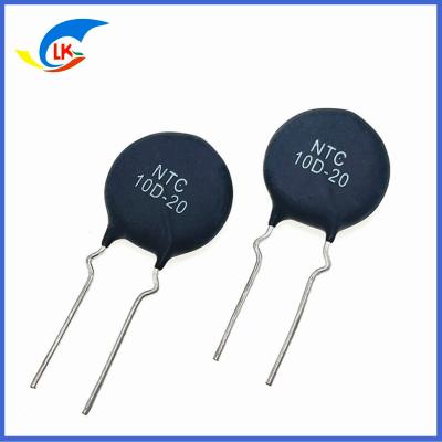 China 10 Ohm 6.5A NTC Power Type Thermistor 20mm 10D-20 Inrush Current Suppression MF72 Series for sale