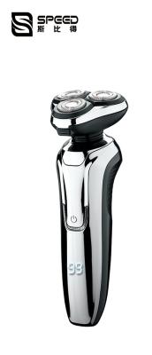 China 0252B  Three Blade Body Hair Shaving Machine Omnidirectional 4D Floating Shaver for sale
