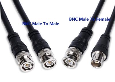 China Black BNC Male To Male RF59 Cable Wiring Harness for sale