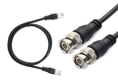 China BNC Male To Male 50 Ohm 800mm RG58 Coaxial Cable for sale
