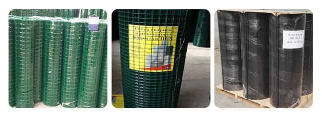 Wholesale welded wire mesh panels/pvc coated galvanized welded wire mesh roll prices