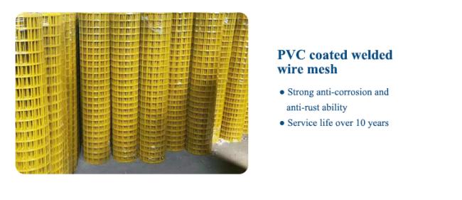 Wholesale welded wire mesh panels/pvc coated galvanized welded wire mesh roll prices