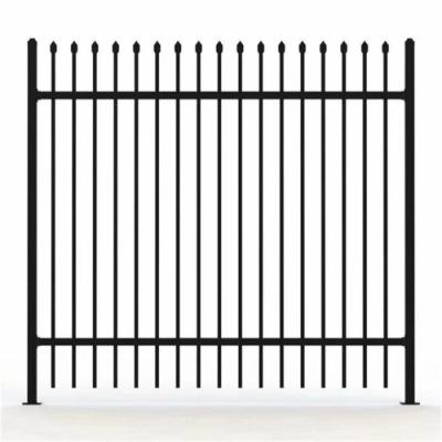 China 6ft X 8ft Galvanized Steel Picket Fence picket metal fence 1.5x2.0m rustproof for sale