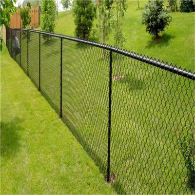 China Customizable 6 Ft Privacy Chain Link Fence Plastic Coated Chain Wire Fencing In Kenya for sale