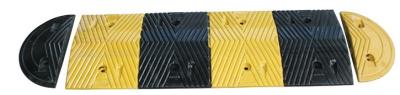 China Recycled Rubber Road Speed Breaker Speed Bumps for sale