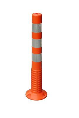 China 75cm High Quality PU Spring Post Traffic Control Barrier Post for sale
