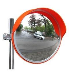 China 60cm Driveway Road Safety Mirror Outdoor Convex Mirror with Cap for sale