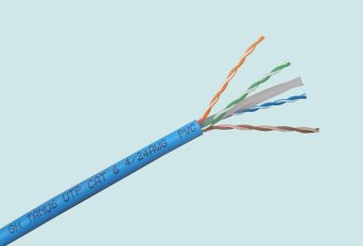 China Category 6 Lan Cable UTP Cat 6  Halogen Free With PVC Jacket / FRPE Jacket for sale