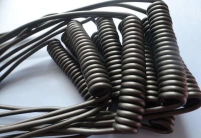 Китай Retractable спиральный силовой кабель, ядр 2 свернул спиралью гибкость электрического шнура высокую, оболочку PUR, UL20549 продается