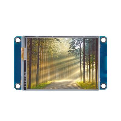 China 240x320 HMI Display Module 8MB Resistive Touch Lcd 2.4 Inch Code Free Font Image for sale