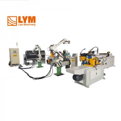 China Máquina de processamento de tubos LYM Robert personalizada com função de curvatura de corte de punção de chanframento de tubos à venda