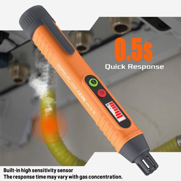 Quality 50-500ppm Portable Gas Leak Detector Combustible Gas Leak Detector Pen Visual Alerts for sale