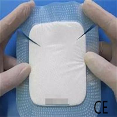 China Sterilization Absorption Silicone Foam Wound Dressing 5*5cm Oem White for sale