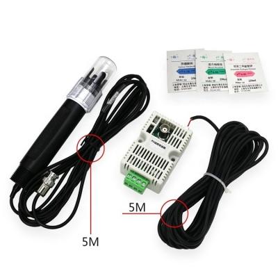 China 4-20mA RS485 Modbus Water PH Sensor for Fish Pool and Agriculture Irrigation 12V/24V for sale