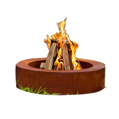 China Charcoal Firepit Metal Round Smokeless Wood Burning Steel Fire Pits à venda