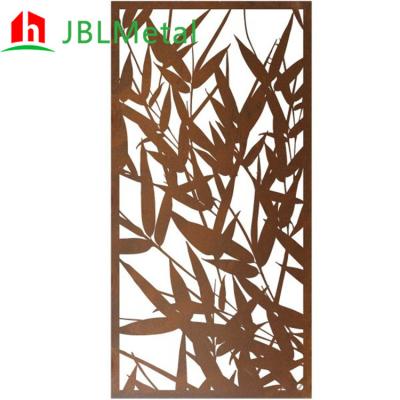 China Patio Decoration Metal Cladding Systems Corten Steel Screens Wall Panels for sale