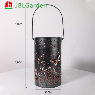China Rusty Corten Garden Lights Metal Waterproof LED Landscape Lawn Bollard Light Rust Color for sale