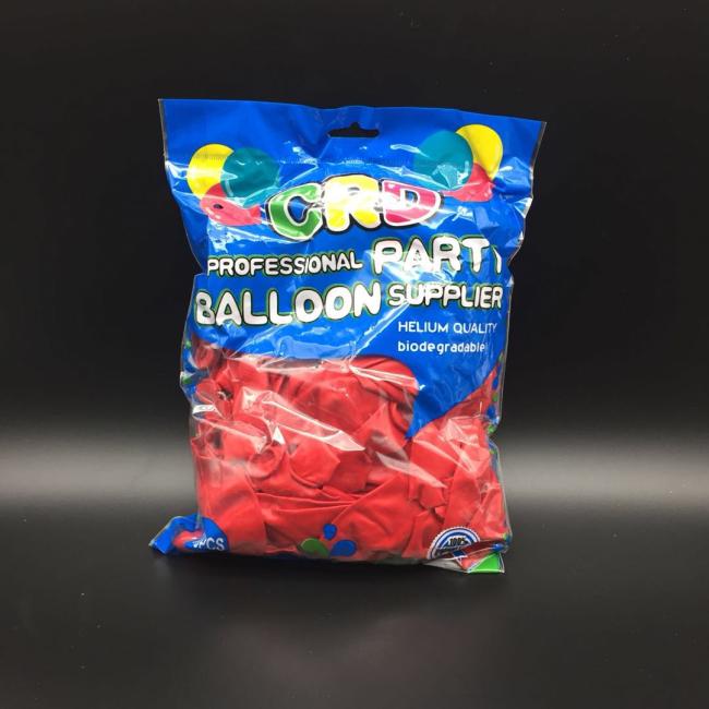 High quality EN71 standard wedding party decoration garnet red color double layer latex balloons
