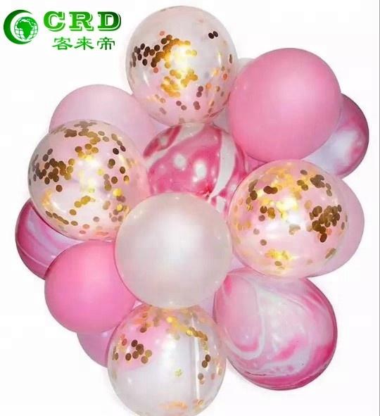 CRD party surprise decoration party balloons box 50cm big size pink black white color surprise box