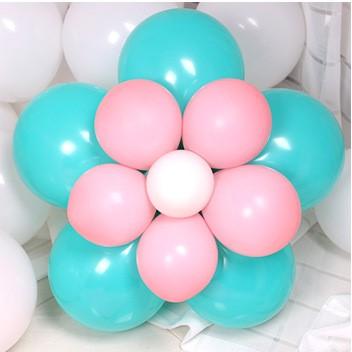 hot sale clear plastic flower shape clip tie for balloon sealing