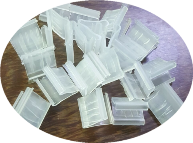 hot sale clear plastic flower shape clip tie for balloon sealing
