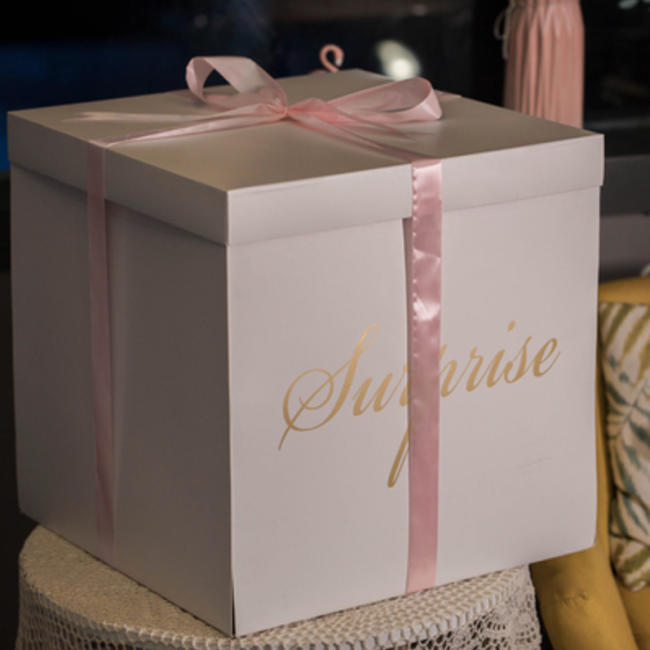 CRD party supply - super size surprise box for proposal and party gift preparation