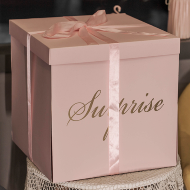 CRD party supply - super size surprise box for proposal and party gift preparation