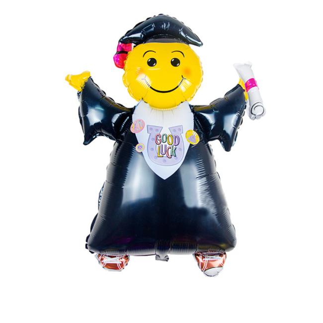 New design high quality graduation party set DR.Owl foil balloon helium