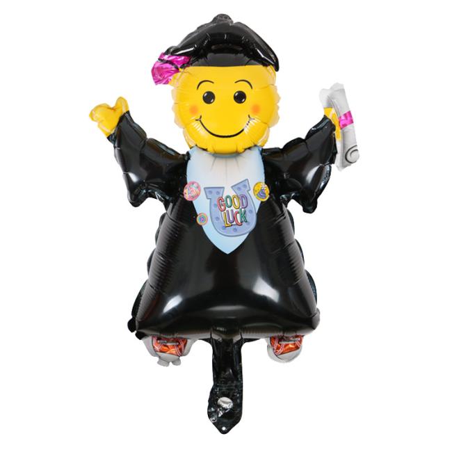 New design high quality graduation party set DR.Owl foil balloon helium