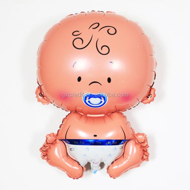 Lovely Cartoon Angel Pacifier Baby Boy Girl Foil Balloons For Baby Shower Birthday Party