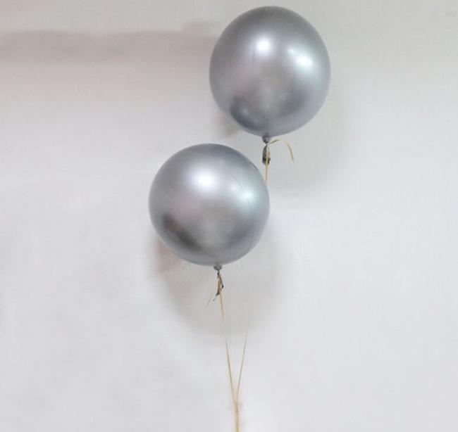 2019 new large gold metallic color 4d round balloons for party decoration