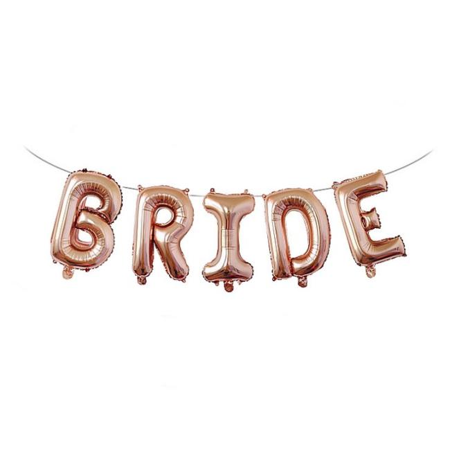 CRD premium Bridal Shower & Bachelorette Party Decorations kit Rose Gold
