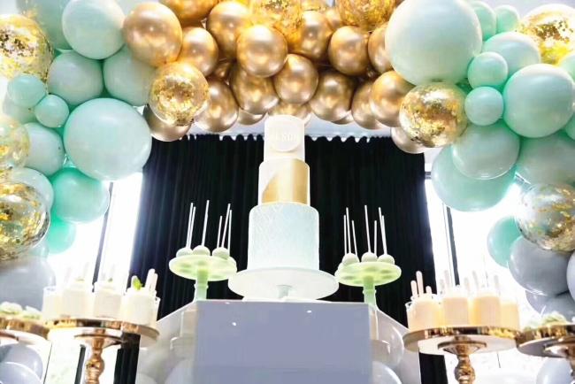 Festival party decoration macaroon color set balloon for wedding decoration