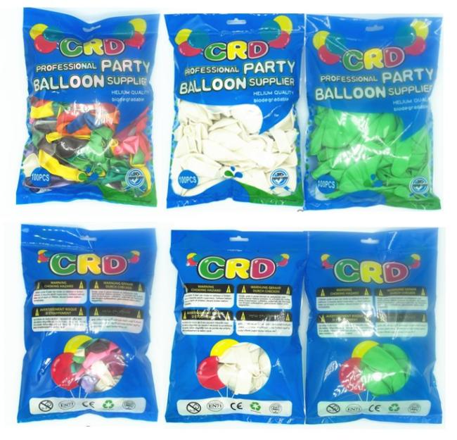 low price helium latex round balloon assorted colors for party decor.
