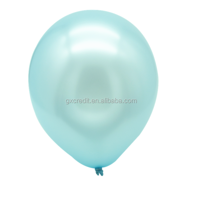 New arrival wholesale 12'' 2.8g party round latex metallic balloons