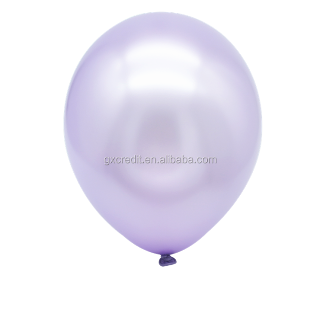 New arrival wholesale 12'' 2.8g party round latex metallic balloons