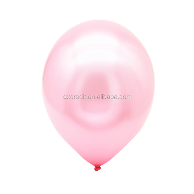 New arrival wholesale 12'' 2.8g party round latex metallic balloons