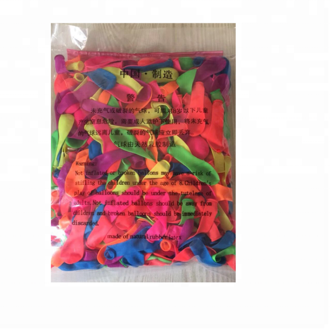 Wholesale festival party inflatable latex water balloon for summer