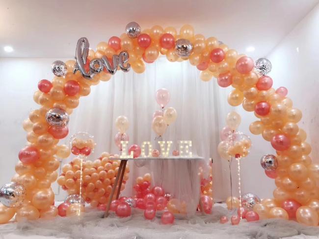 new product metallic Champagne color latex Balloon for party