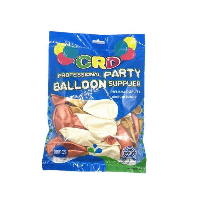 new product metallic Champagne color latex Balloon for party