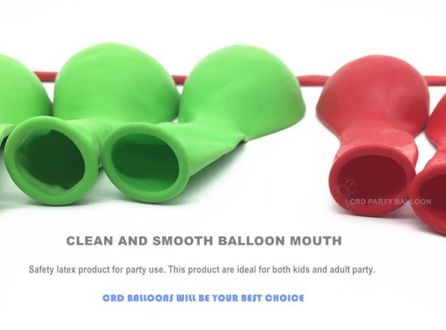 low price helium latex round balloon assorted colors for party decor.